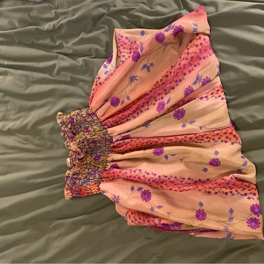 Floral 100% silk Harem Pants - Picture 4 of 4